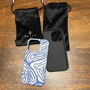 NEW Burga iPhone 14 PRO case blue white Seven Seas